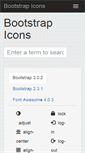 Mobile Screenshot of bootstrapicons.com